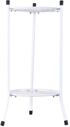 Support pour d'intérieur - Fer forgé 19,69 x 9,45 pouces | Supports de en métal à niveaux Hauts Supports pour , support de pot d'extérieur Indoo‡, décoration d
