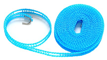 VORCOOL Tragbare wasserdichte Wäscheleine rutschfeste Kleidung Trockenseil (5 Meter)