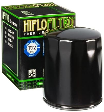 Filtro olio Hiflofiltro per moto Harley Davidson 1200 Sportster 1988-1995 HF170B Nuovo di zecca