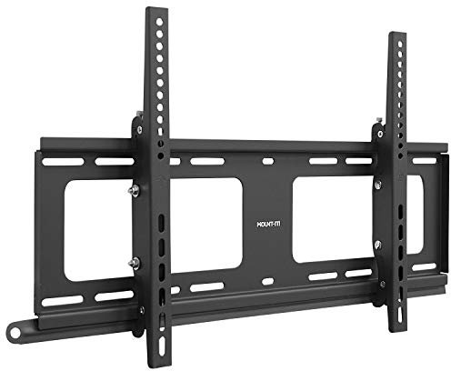 Mount-It! Weatherproof TV Wall Mount | Lockable & Tilting 2.1 Low Profile Design Fits 37 38 42 50 55 58 60 65 70 75 80 Inch Televisions | VESA Compatible up to 600x400mm | 176 Pound Capacity