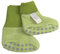 Cosilana Baby Fleece Schühchen kbT Wolle Bio Baumwolle (62/68, Lindgruen Melange)