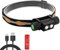 WINDFIRE Linterna Frontal LED USB Recargable Lámpara de Cabeza 8000 Lúmenes, 6 Modos de Luz Faro Extraíble, IPX4 Impermeable pare Nocturno, Camping, Pesca, Ciclismo