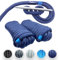 3/8” x 15’ (2PK) Premium Dock Lines for Docking PWC, Sailboats & Pontoon - Double Braided Nylon Boat Ropes for Docking with Loop Marine Rope - UV & Saltwater Resistant Boat Dock Line