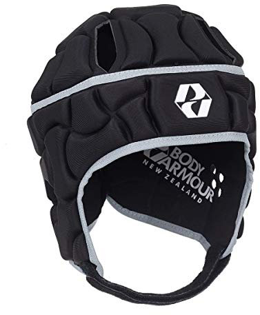 Body Armour Club Homme Casque de Protection Rugby entraînement Chapeaux - Noir - L