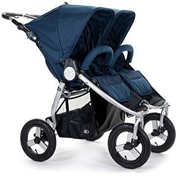 Bumbleride Indie Twin Doppel-Kinderwagen in voller Größe | für jedes Gelände | leicht | umweltfreundlich | anpassbare Sitze | einfach und kompakt zusammenklappbar | Allradfederung