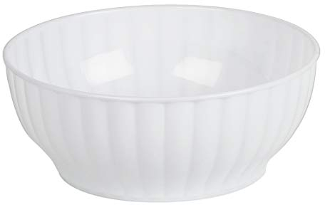 Mobil Plastic - Saladier en plastique Diamètre 22 cm - Blanc neutre