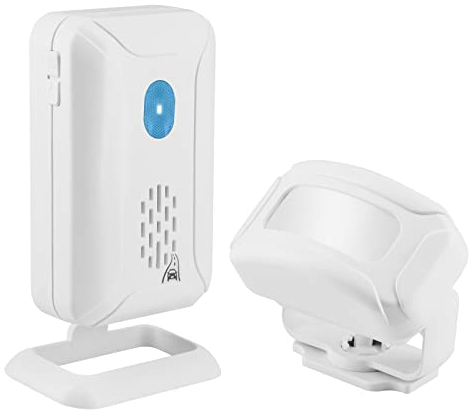 NineLeaf Bewegungsmelder, Türklingel für den Außenbereich, für Hunde und Katzen, wasserdicht IP54 Kabellos, PIR-Grußglocke für Geschäfte, Geschäfte Büro Zuhause, Briefkastenalarm, Garage, Auffahrt