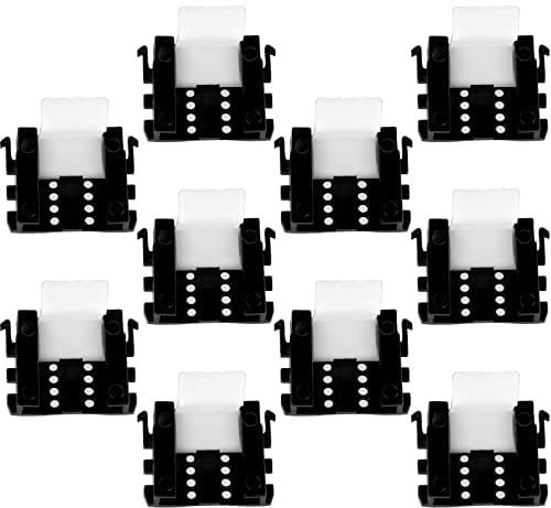 Set di 10 pezzi Supporti per zoccolo SOTECH per Battiscopa da 16 mm