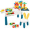 COO11 Kids Multi functional Building Block Table, Educationa Creative Toys, Fun Learning Game, Portable, Lightweight, for Boys & Girls, Suitable for 3+