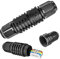 Lot de 2 boîtes de jonction étanches à 3 broches - Manchon de connexion pour câble de terre de 0,6 à 2 mm de diamètre - 32 A - Diamètre du câble : 4 à 9 mm - 2 voies - Installation rapide sans outils