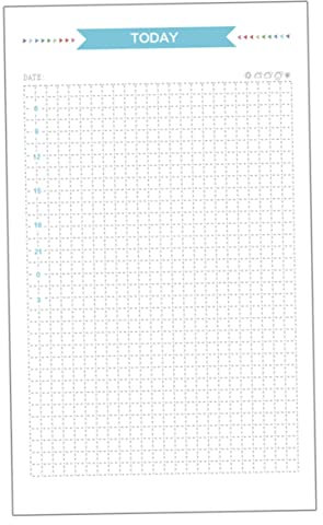 STOBOK 40 Blätter Discgebundene Nachfüllseiten Zeitschriftenpapier Zum Nachfüllen Ersatzpapier Liniertes Bindepapier Tagebuch Fügt Papier Ein Planerpapier A5 Ordner Gerades Korn A6 Plugin