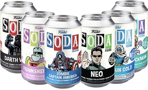 Funko Vinyl Soda Mystery Starter Set (Box of 6)