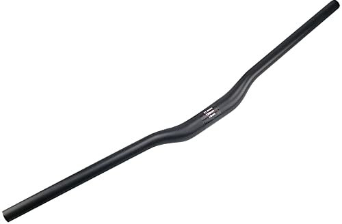Yccyctrek Downhill Riser MTB-Lenker, Carbon-Riser, Carbon-MTB-Lenker, 31,8 x 740 mm, 3 K, matte Karbonfaser, Mountainbike-Lenker, Karbonfaser, Scooter-Stangen
