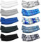 Xuhal Arm Sleeves for Kids Youth Basketball Baseball Compression Sleeve UV Sun Protection(Stylish Style,11-14 Years)