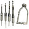 perfk Vierkantbohrer Festhalter Professioneller Festhalter für Handbohrmaschine Tischbohrmaschine mit 4 Bohrern, Spanndurchmesser 38-55MM, #B