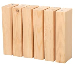 Gigapur G56 Komforthöhe/Stauraum Möbelfuß-Set Best. aus 6 Füßen, Höhe 36cm, für Gigapur G56 Einzelbett. Nachrüstbar/Umbaubar