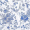 Acdiea 100 Stück Servietten Hochzeit, 3-Lagige Blau-weiße Blumen-Servietten, Vintage-Blume, Einweg-Servietten, Abendessen, Handtuch, Papierservietten für Hochzeit, Geburtstag, Party, Tischdekoratio