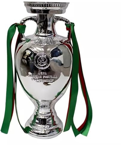 NaiiiL 2024 G Fußballpokal Trophäe Mit Bändern, Kostenlose Gravur Für Fans,16cm