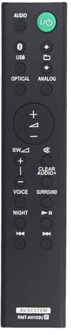 RMT-AH103U Replacement Remote for Sony Sound Bar SS-WCT80 SSWCT80 HT-CT80 SA-CT80 HTCT80 SACT80 RMTAH103U