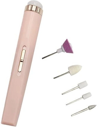 FRCOLOR Electric Nail Polishing Kit Portable Manicure Tool for Nail Grinding Machine Use for French Manicure