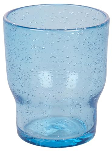 Villa d'Este Home Tivoli Set mit 6 Wassergläsern, 325 ml, aus Glaspaste, Pool-Party, Unikat