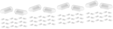 FRCOLOR 4 Sätze Brillen Nasenpads Brillenketten Gadgets Schutzbrillen Alte Brillengestelle Ohrbügel Für Brillen Essence Nasal Diffusor Brillen Kopfband Brillen Reparatur Set 10 Paare * 4