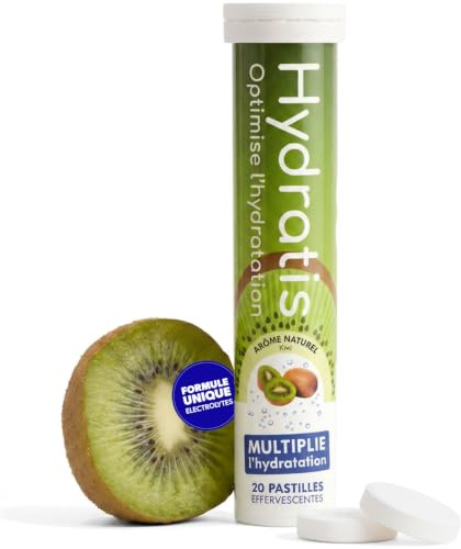 HYDRATIS - 20 Pastilles Hydratation Electrolytes - Kiwi