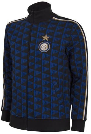 COPA - Retro Fußballjacke Herren - Inter Mailand All Over - Schwarz