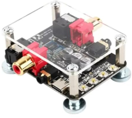 Hipzeepo Modulo Trasmettitore/Ricevitore Audio Coassiale in Fibra Ottica, Amplificatore di Potenza Audio Bluetooth 5.0, Modulo Wireless per Computer