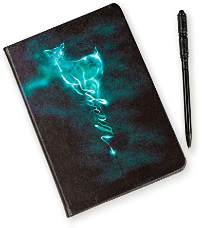 HARRY POTTER Severus Snape Patronus Notebook & Wand Pen Set | 192 Blank Pages