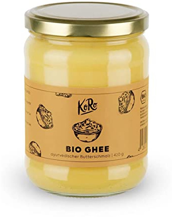 KoRo - Bio Ghee 420 g - Butterschmalz - Ayurveda - geklärte Butter - Butterreinfett