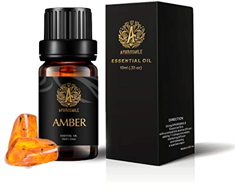 Aromatherapie Bernstein Ätherisches Öl für Diffusor, reinen Bernstein Ätherisches Öl für Haut & Haarpflege, Massage, 10ml Therapeutic Grade Bernstein Ätherisches Öl für Heim, Luftbefeuchter