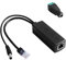 GeeekPi Gigabit PoE Splitter, 48V to 12V 2A Ethernet Adapter,IEEE 802.3af Compliant 10/100/1000Mbps PoE Splitter for IP Camera,Wireless Access Point and VoIP Phone