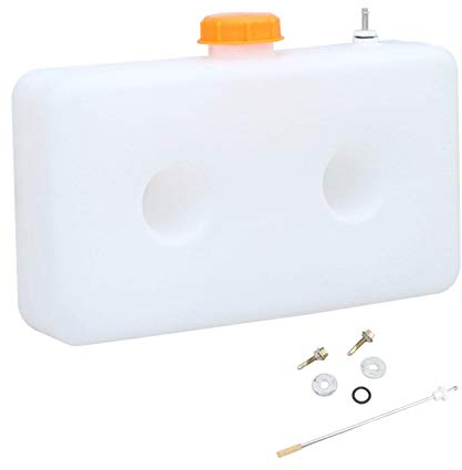 luckything 7L Kunststoff Heizöl Benzin Tank Für Auto LKW Standheizung 7L Fassungsvermögen Weiß Kunststoff Standheizung Kraftstofftank Für Boot Auto LKW Parkheizung Zubehör