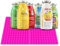 SmoothieDog Hundesmoothie 6er Mix + Trixie Backmatte Pink - je 1x: Huhn, Rind, Lamm, Ente, Immunio, Veggie - Hundeleckerli selber Machen - Zucker- & glutenfrei - Hundekekse, BPA-Frei - je 250ml