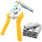 BAEMEFLE Type M Hog Nail Ring Pliers Kit with 2400pcs M Clips for Fence Fastening, Upholstery Installation, Animal Cages