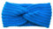 Winter Häkelarbeit Stirnband Mädchen Frauen Haarband Verdicken Stirnbänder Kopfband Haarband Ohrenwärmer Headwrap für Einkaufen Skifahren Laufen,Blau