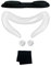 SPEPROECO 5pcs Silicone Face Protective Cover for Meta Quest 3 VR Accessories Lens Cover Rocker Cap Glasses Cloth for Meta Quest 3 VR Device