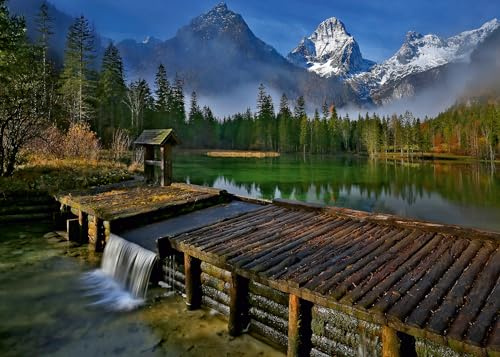 Ravensburger Puzzle 12000603 - Schiederweiher bei Hinterstoder - 1000 Teile Puzzle für Erwachsene und Kinder ab 14 Jahren,