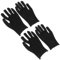 jojofuny Touchscreen-Handschuhe 24 Paar Schwarze Baumwollhandschuhe Anti Laufhandschuhe Für Männer Und Frauen Handschuhe