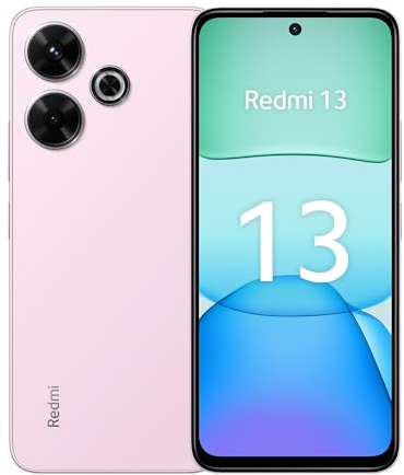 Xiaomi Redmi 13 Smartphone, 6+128GB, Handy ohne Vertrag, 6,79 FHD+ Display, 5.030 mAh, 108MP Kamera, 33W Fast-Charging, Dual-SIM, Pink