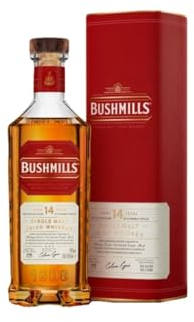Bushmills 14 Years Single Malt Irish Whiskey - Dreifach destillierter Premium Irish Single Malt Whiskey in Geschenkpackung 40% (1x 0,7l)