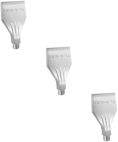 iplusmile 3st Blasdüse Flache Düse Luftdüse Männlich Blaswind-kühldüse Blasgewinde Luftsprühdüse Luftgebläsedüse Trocknen Lüfter Wannenzubehör Für Die Badewanne Jet Auto Aluminiumlegierung