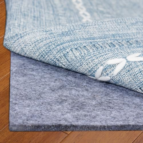 Extra große Teppich-Polsterung, 90 x 150 cm, dicke Filzunterlage für alle Böden, hält den Teppich an Ort und Stelle weich