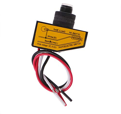 Automatischer Lichtsteuerungssensor DC12V 24 V 36 V 48 V Dusk Zum Photozellschalter Druckknopfschalter Ausgeschaltetem Momentan LED Steuerhebel Hebel Startstop Taktil Dimmer Detektor