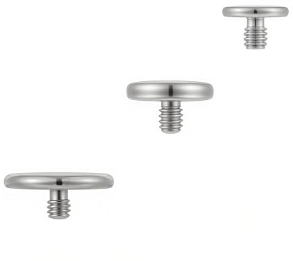 NewkeepsR Chirurgenstahl Glitzer Microdermal Piercing Ankertops