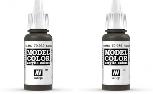 Vallejo Model Color 17 ml Acrylic Paint - Smoke (Pack of 2)