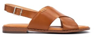 Pikolinos Algar Flache Sandalen Damen | Leder | Schnalle | Hellbraun
