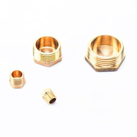 Embout de tuyau à tête hexagonale externe en laiton, filetage mâle BSP, raccord 1/8 à 1(3/8 Inch)