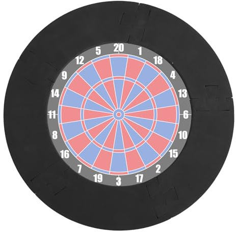 Dartboard Wall Protector, supporto per la tavola da darda - Eva Dartboard Surround | Anelli di backboard di giunzione multifunzionale per la scheda da 18 pollici
